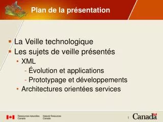 plan de la pr sentation