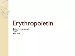 Erythropoietin