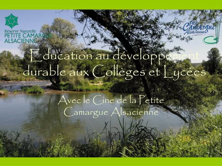 education au d veloppement durable aux coll ges et lyc es