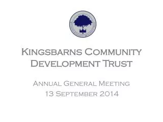 Kingsbarns Community Development Trust