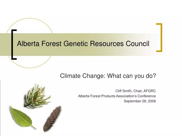 alberta forest genetic resources council