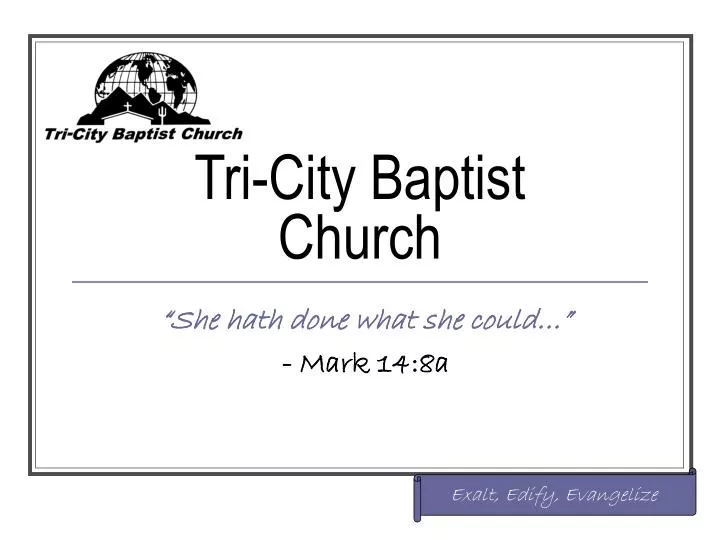 tri city baptist church