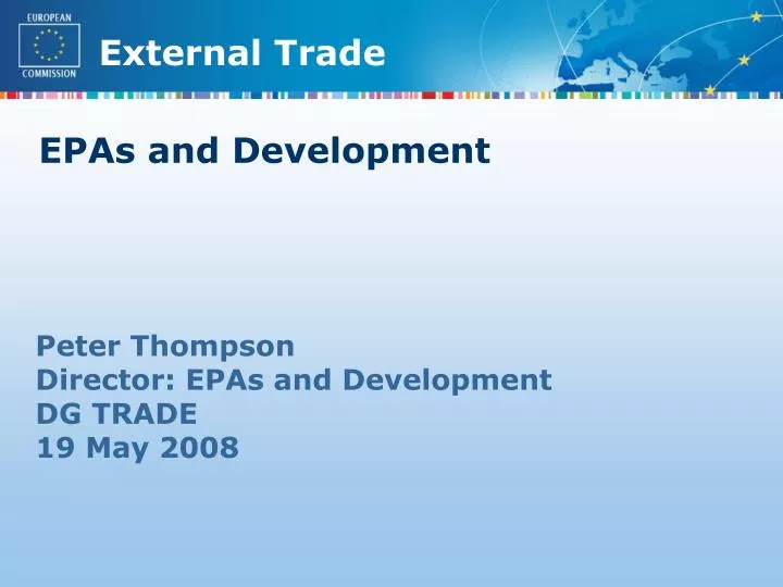 epas and development