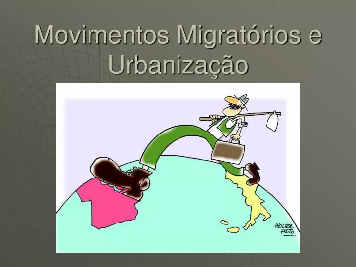 movimentos migrat rios e urbaniza o