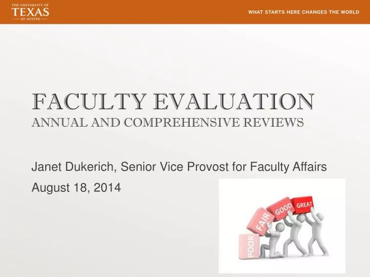 faculty evaluation annual and comprehensive reviews