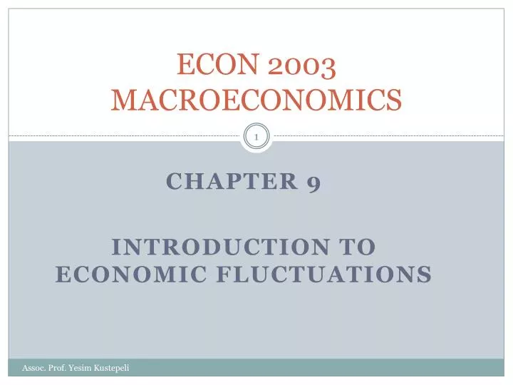 econ 2003 macroeconomics