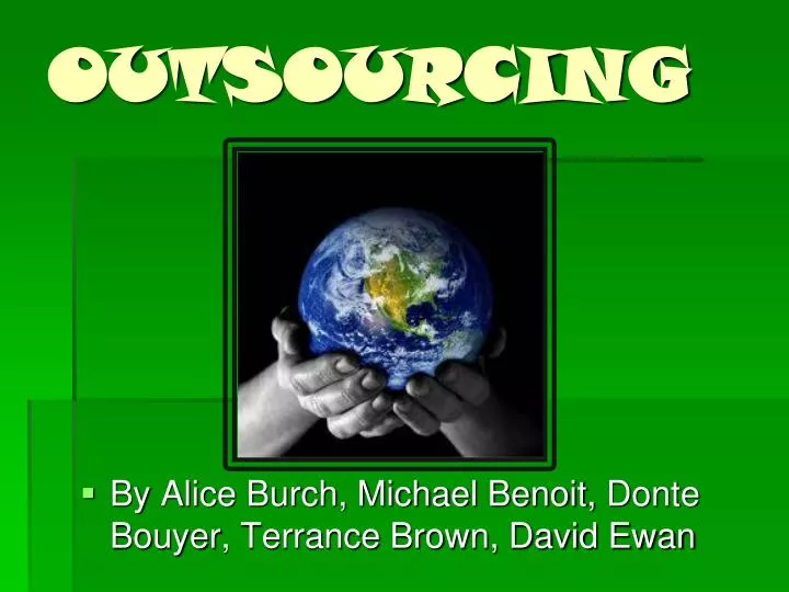 outsourcing