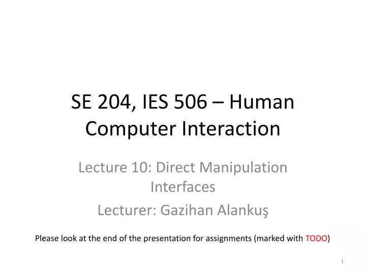 se 204 ies 506 human computer interaction