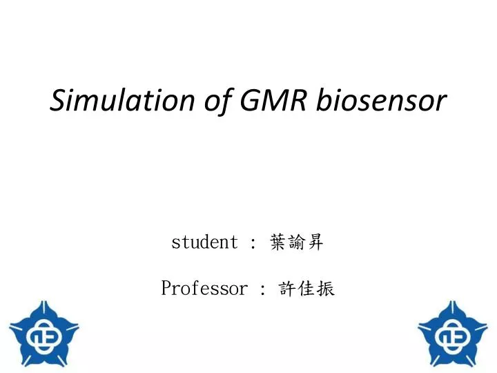 simulation of gmr biosensor student professor