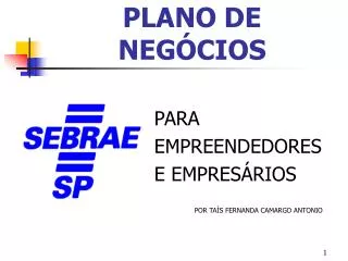 plano de neg cios