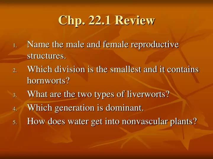 chp 22 1 review