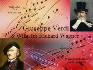 giuseppe verdi wilhelm richard wagner