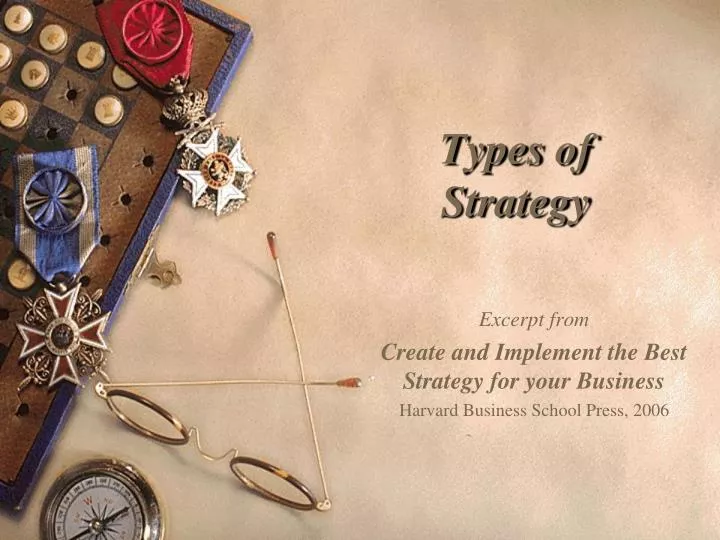 types of strategy