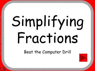 Simplifying Fractions