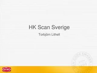 hk scan sverige torbj rn lithell