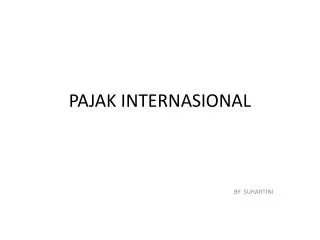 pajak internasional