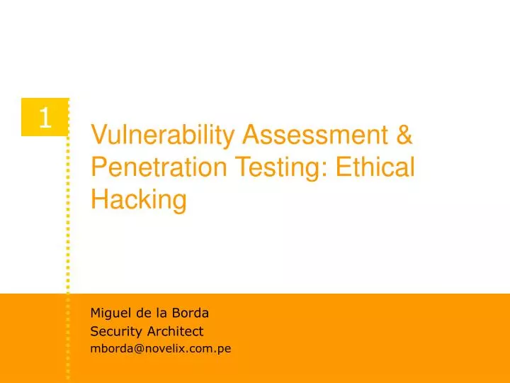 vulnerability assessment penetration testing ethical hacking