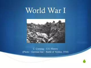 World War I