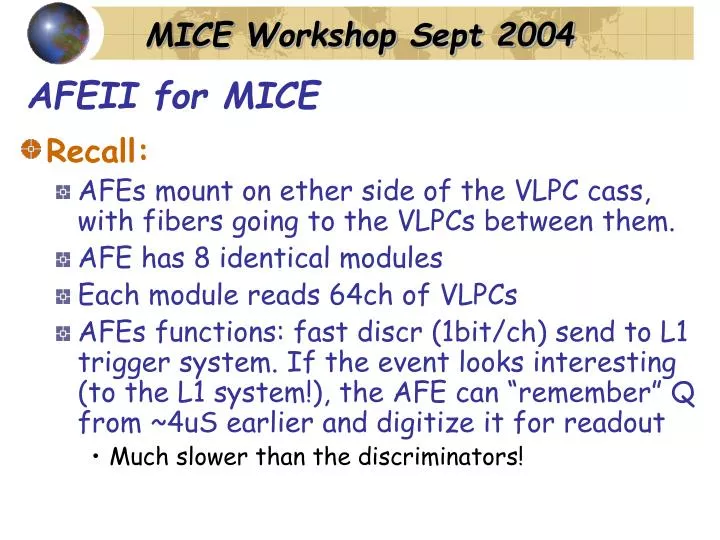afeii for mice