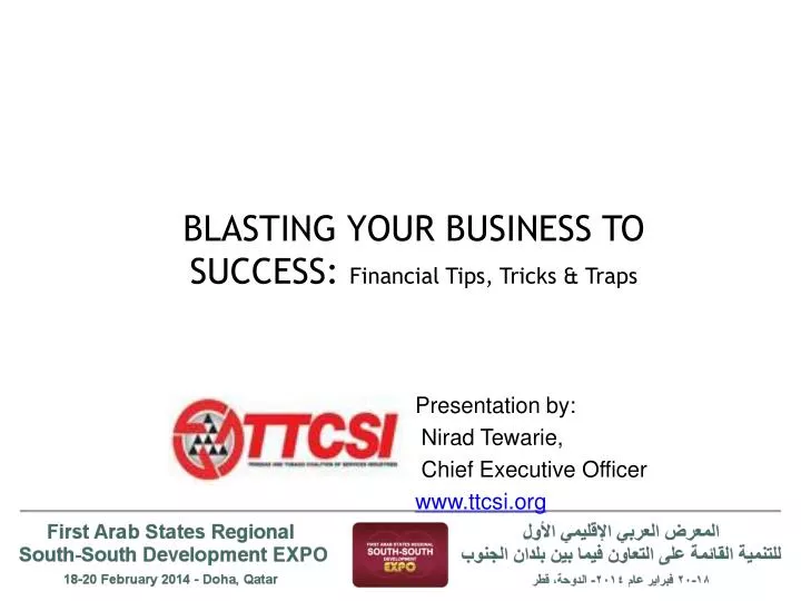 blasting your business to success financial tips tricks traps
