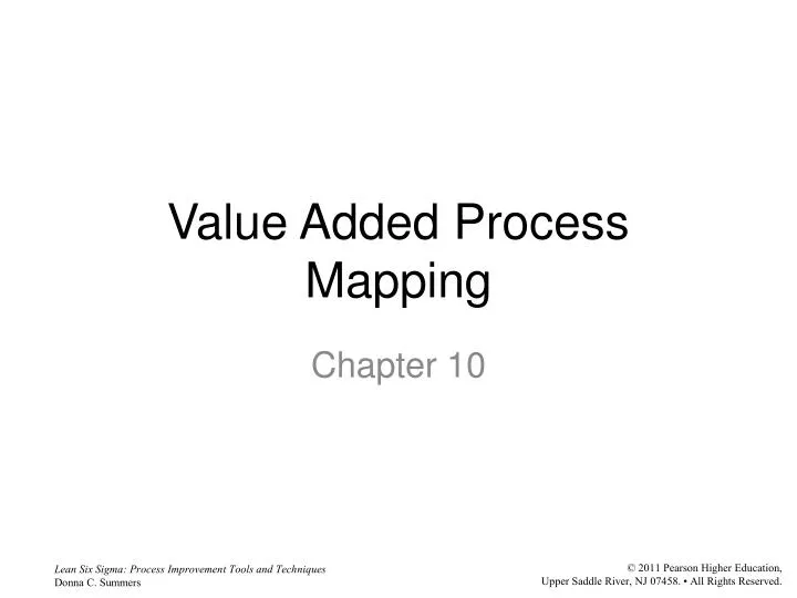 value added process mapping