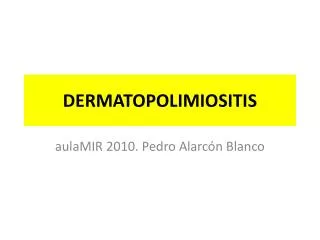dermatopolimiositis