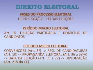 direito eleitoral