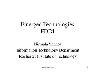 Emerged Technologies FDDI