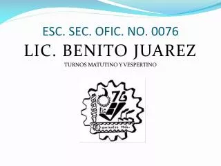esc sec ofic no 0076