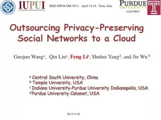 Outsourcing Privacy-Preserving Social Networks to a Cloud