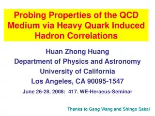 Probing Properties of the QCD Medium via Heavy Quark Induced Hadron Correlations