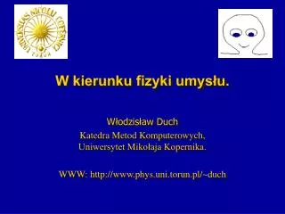 w kierunku fizyki umys u