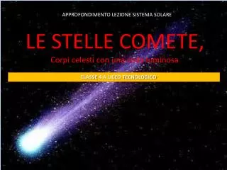 le comete