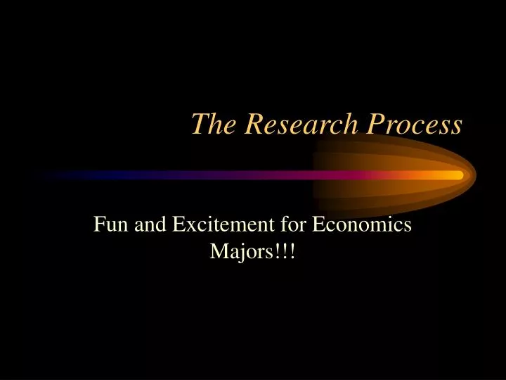 the research process