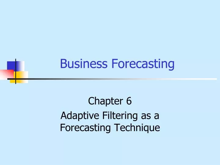 business forecasting