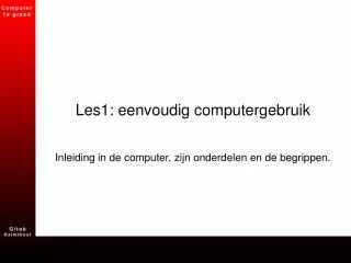 les1 eenvoudig computergebruik