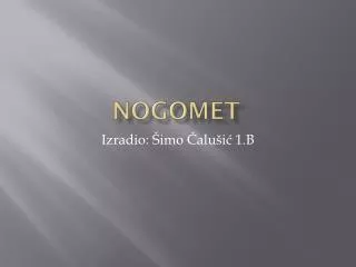 nogomet