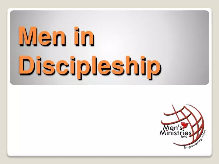 men in discipleship