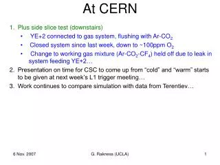 At CERN