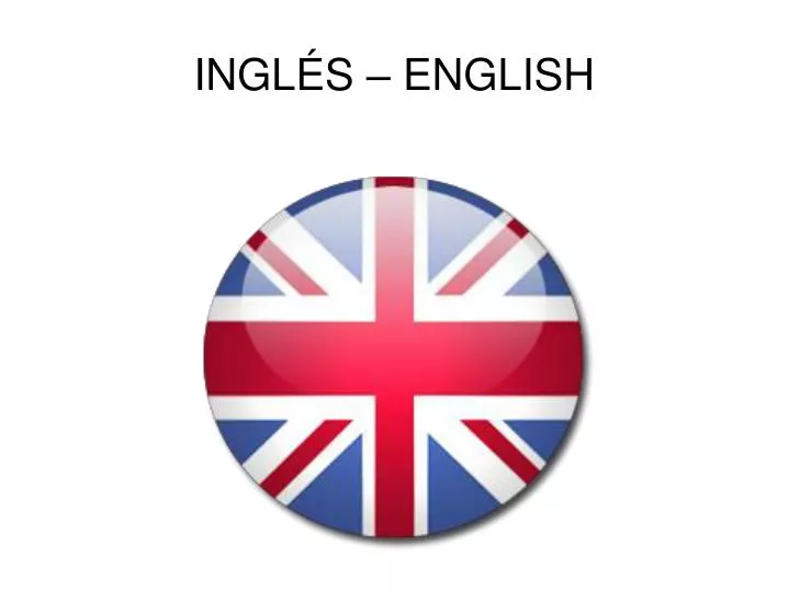 ingl s english