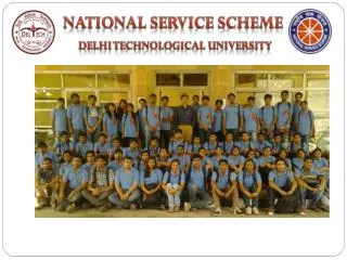 National service scheme Delhi Technological University