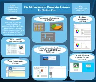My Adventures in Computer Science By Minhtri Chu