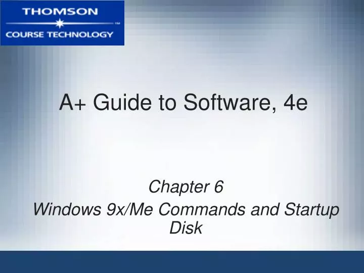 a guide to software 4e