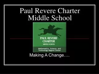 Paul Revere Charter Middle School