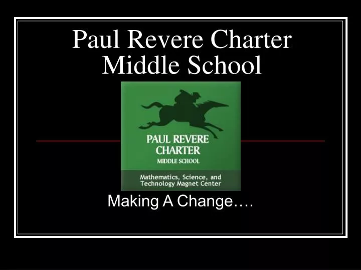 paul revere charter middle school