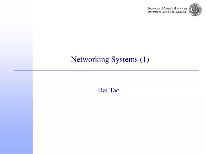 networking systems 1