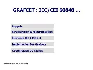 grafcet iec cei 60848