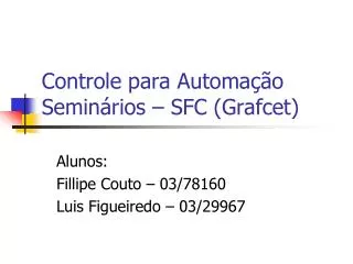 controle para automa o semin rios sfc grafcet