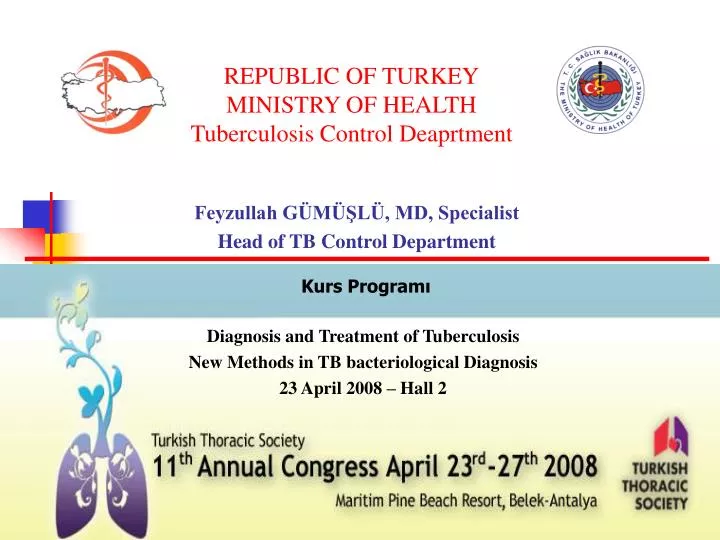 republic of turkey ministry of health tuberculosis control deaprtment