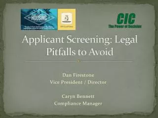 Applicant Screening: Legal Pitfalls to Avoid